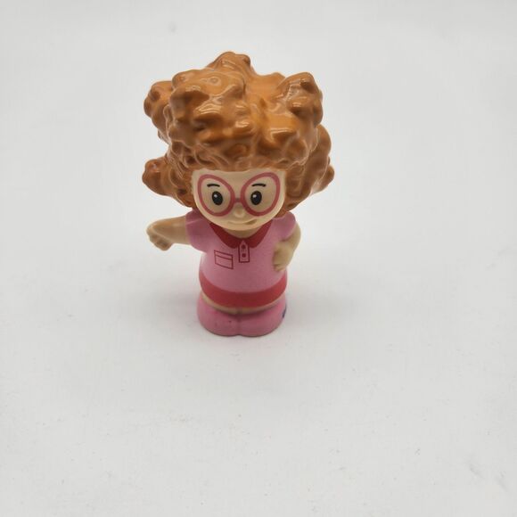Fisher Price Little People SOFIE GIRL in PINK DRESS for House School Sophie - Picture 1 of 4
